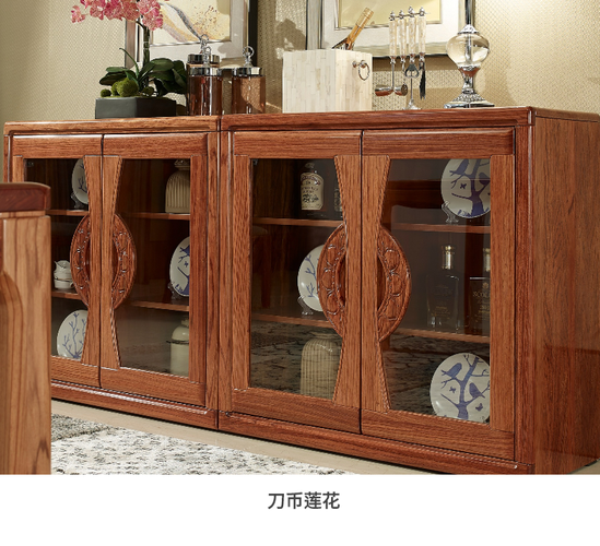 天坛家具 红翅独尊 现代实木 三人沙发